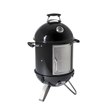 Barbecook BC-SMO-5017 Oskar S fekete színű 40 cm-es zománcozott füstölő és grill