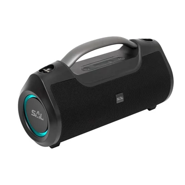 SAL BT 7000 hordozható bluetooth kihangosító BOOMBOX, 2 X 30 W, BT TWS, 3.5MM AUX, USB, EQ, LED EFFEKTEK, TELEFONTÖLTÉS, USB-C ÉS AUX KÁBEL, VÍZÁLLÓ