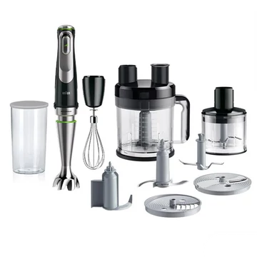 Braun MQ9195XLI 1200 W-os botmixer szett fekete színben. 