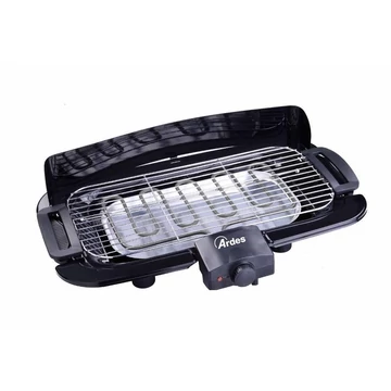 ARDES 1B02 barbecue 2000 W-os grillsütő krómozott kivehető csepptálcával