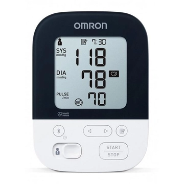 Omron M4 Intelli IT okos felkaros vérnyomásmérő Intellisense mérési technológiával, maximális mérési pontosság.