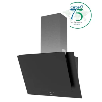CATA VALTO 600 XGBK falra szerelhető döntött páraelszívó, 60 cm széles, érintővezérléssel, Brushless motorral, légszállítás  900/575 m3/h
