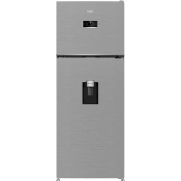 Beko B5RDNE504LDXB 506 literes NoFrost rendszerű felülfagyasztós hűtőszekrény 70 cm széles kivitelben