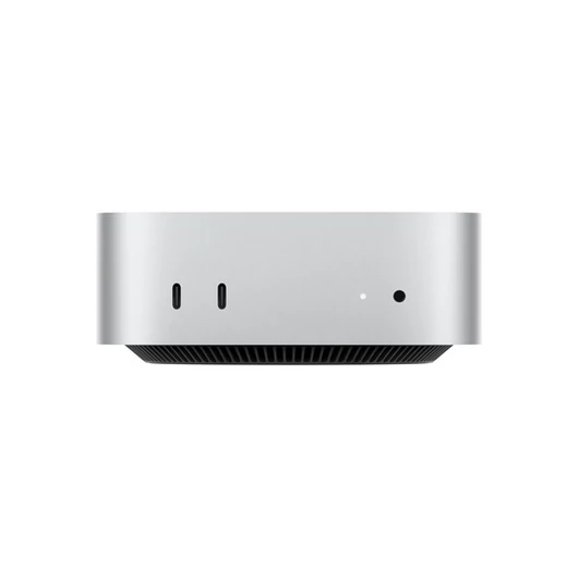 Apple Mac Mini / M4 chip 10 magos CPU és GPU / 24GB / 512GB SSD / ezüst asztali számítógép