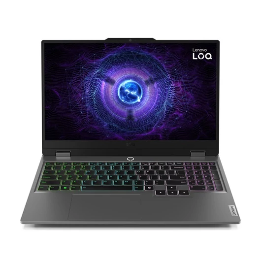 Lenovo LOQ Gaming 15IAX9 15,6"FHD / Intel Core i5-12450HX / 24GB / 1TB / RTX 4060 8GB / szürke laptop