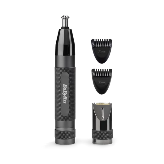 BaByliss E111E Super X-Metal Series Orr- és fülszőrzetnyíró szemöldök trimmerrel, fekete