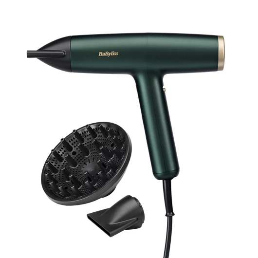 BaByliss D6555DE Air Power Pro Ionos hajszárító, 1700W, zöld-arany