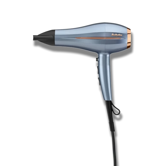 BaByliss D251PE Demin Luxe Ionos hajszárító, HTDC motor, 2200W, kék