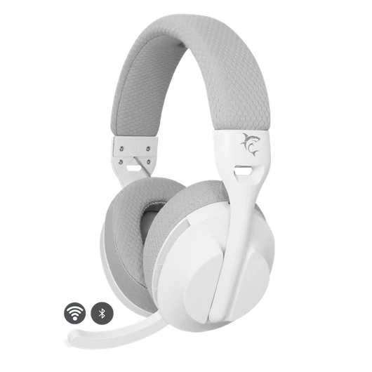 White Shark WS WGH-2441W FALCON-W vezeték nélküli fehér gamer headset