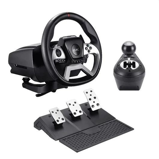 Genius SpeedMaster X5 FF PC / Xbox One / PS4 fekete versenykormány + pedál + váltó