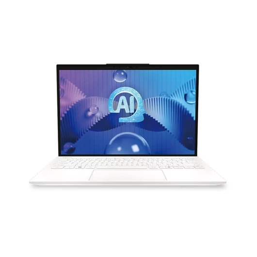 MSI Prestige 13 AI Evo A1MG-202 13,3"QHD+ / Intel Core Ultra 5 125H / 16GB / 1TB / Int.VGA / Win11 / fehér laptop