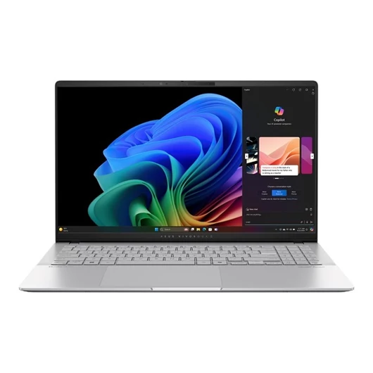 ASUS Vivobook S15 S5507QA-MA001W 15,6"2,8K / Snapdragon X Elite 12 Mag / 32GB / 1TB / Int.VGA / Win11 / ezüst laptop