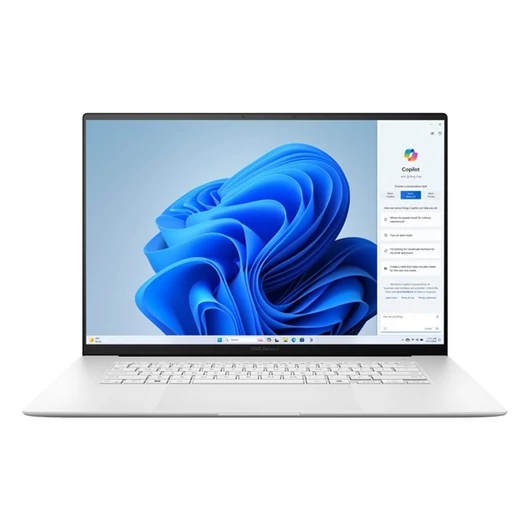 ASUS ZenBook UM5606WA-RK260W 16"3K / AMD Ryzen AI 9 HX 370 / 32GB / 2TB / Int.VGA / Win11 / fehér laptop