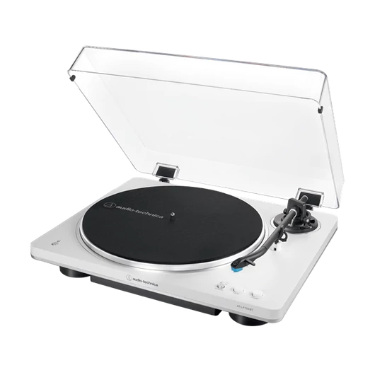 Audio-Technica AT-LP70XBTWS automata szíjhatásos fehér-ezüst Bluetooth / bakelit lemezjátszó