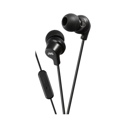 JVC HA-FR15B mikrofonos jack fekete fülhallgató