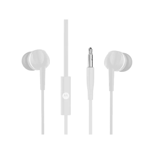 Motorola moto earbuds 105 new vezetékes fülhallgató - fehér