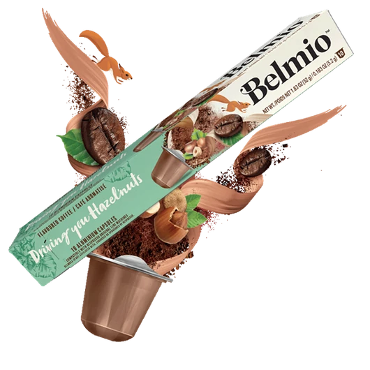 Belmio Driving you Hazelnuts Nespresso kompatibilis 10 db kapszula