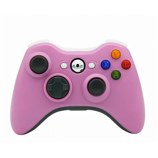 PRC PRCX360PCWLSSP vezeték nélküli Xbox 360 / PC USB adapterrel rózsaszín kontroller