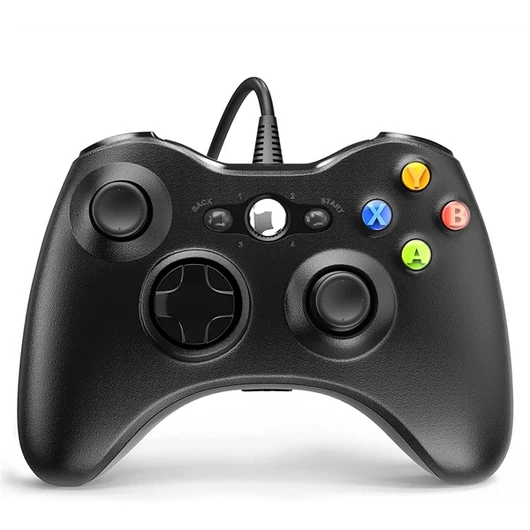FroggieX FX-X360-PC-B Xbox360 / PC fekete kontroller