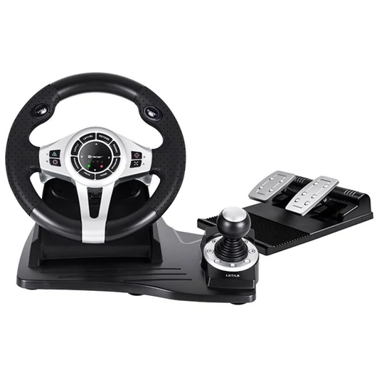 Tracer TRAJOY46524 Roadster 4in1 PC / PS3 / PS4 / Xbox / One / Nintendo Switch fekete-ezüst gamer kormány