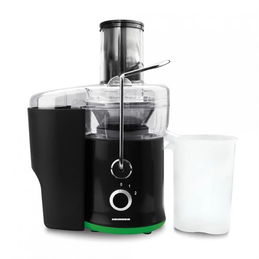 HEINNER HSF-600BK Gyümölcscentrifuga, 2 sebességfokozat, 0.5L-1.5L, 600W, Fekete