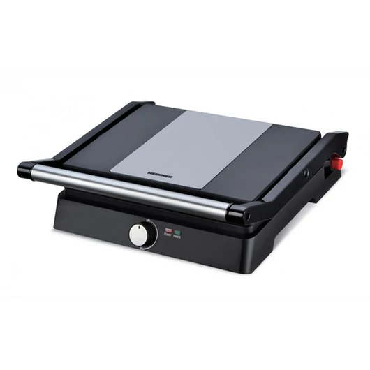 HEINNER HEPG-F2000BKSS Elektromos kontakt grill, 2000W, Szürke / Fekete