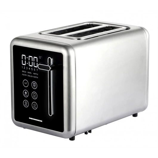 HEINNER HTP-DD900BKSS Kenyérpirító, 2 szeletes, 900W, Inox
