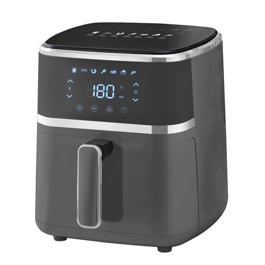 TOO AF-140B-1400 W fekete 5 L forrólevegős sütő (air fryer / airfryer) digitális vezérléssel
