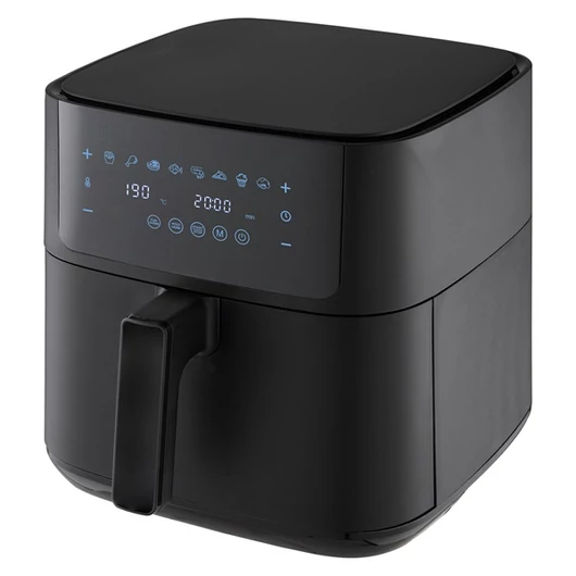 TOO AF-850-B-1800 W fekete 8 L forrólevegős sütő (air fryer / airfryer) digitális vezérléssel