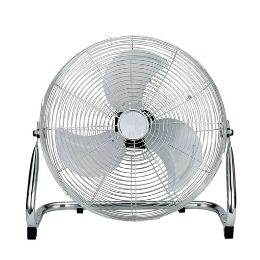 TOO FANF-45-302-M ezüst padló ventilátor, fém 45cm
