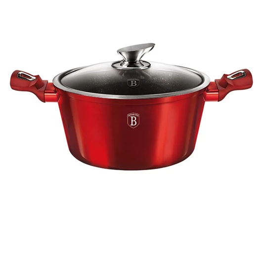 Berlinger Haus BH / 1257N 4,1L 24 cm-es burgundi lábas fedővel
