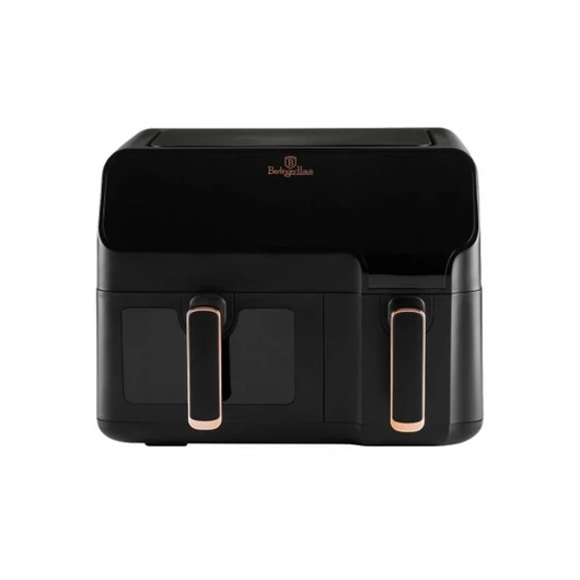 Berlinger Haus BH / 9467 5,5L + 3,5L fekete- rose gold dupla forrólevegős sütő
