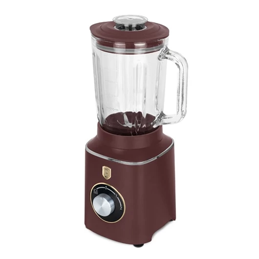 Berlinger Haus BH / 9494 1,5 L-es mércés edzett üvegkancsóval matt bordó turmixgép