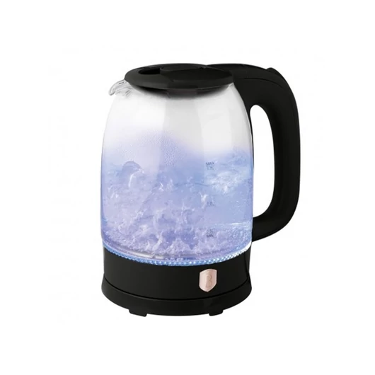 Berlinger Haus BH / 9565 1,7L-es fekete- rose gold üveg vízforraló
