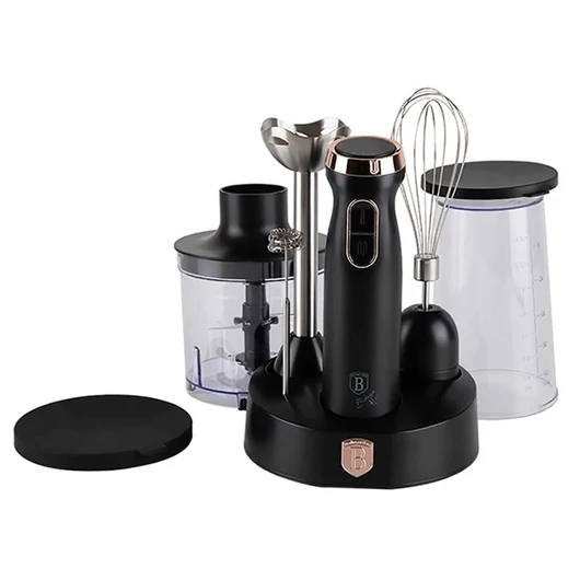 Berlinger Haus BH / 9561 fekete- rose gold 6 részes botmixer szett
