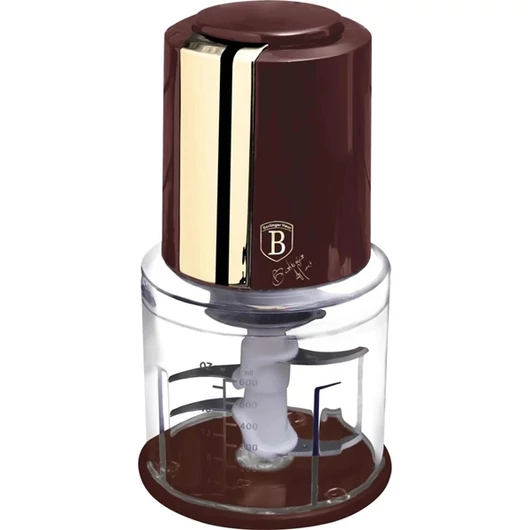 Berlinger Haus BH / 9689 600 ml 2 az 1-ben bordó mini chopper aprító