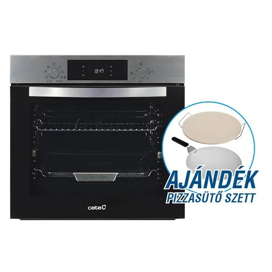 CATA - Beépíthető sütő MDS-8008 X AIR FRYER + Ajándék Pizzasütő szett!