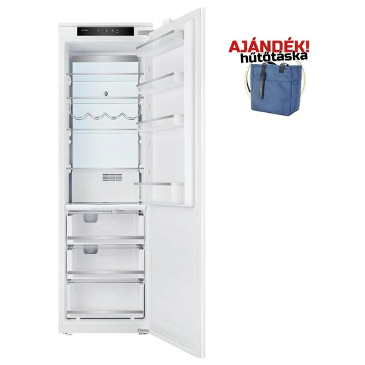 NODOR - Beépíthető hűtőszekrény NorFrost TNF-177 BI SL + Ajándék Hűtőtáska