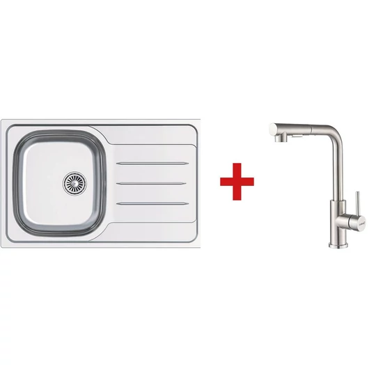 CATA XSE2 mosogatótálca (CDL) + csaptelep (XSE) szett