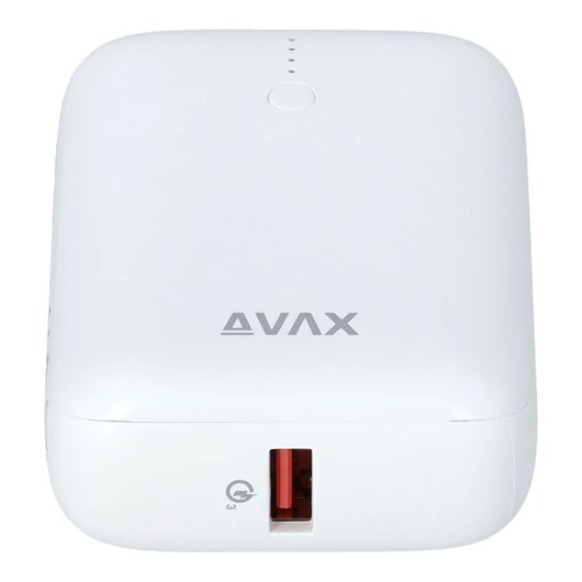 AVAX PB105W MINI 10000mAh Type C / PD 20W + QC 22.5W gyorstöltő fehér power bank