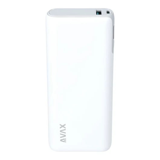 AVAX PB202W VITALITY 20000mAh Type C / PD 65W + QC18W gyorstöltő fehér power bank