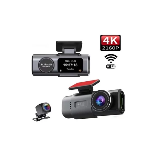 BLACKBIRD Autós Kamera K309 4K + 4K Wifi, applikációs vezérlés