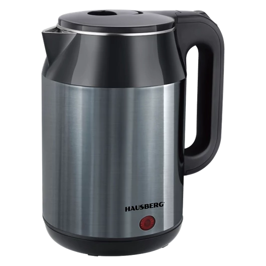 Hausberg HB-3623BL 2,2L-es kék dupla falú acél vízforraló 1800W