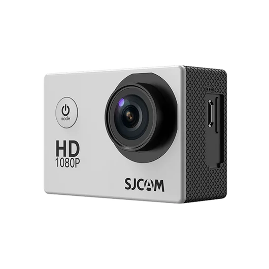 SJCAM Action Camera SJ4000, Silver, vízálló tokkal, LCD kijelző 12 MP lassítás időzítő 1080P