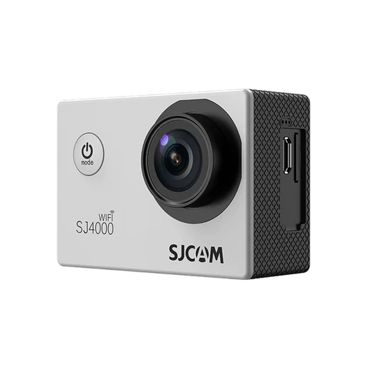SJCAM SJ4000 Silver vízálló akciókamera 4K, WIFI, LCD kijelző