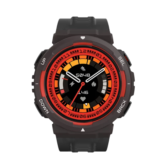 Amazfit Active Edge, Lava Black