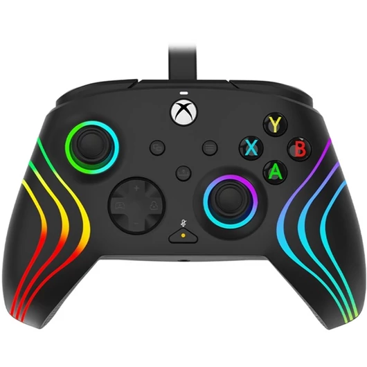 PDP 049-024 Afterglow Wave Xbox Series X|S / Xbox One / PC 3,5 mm audio Lighting vezetékes kontroller