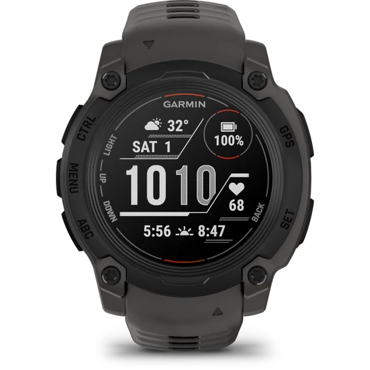 GARMIN instinct e, 40mm. black, grey strap