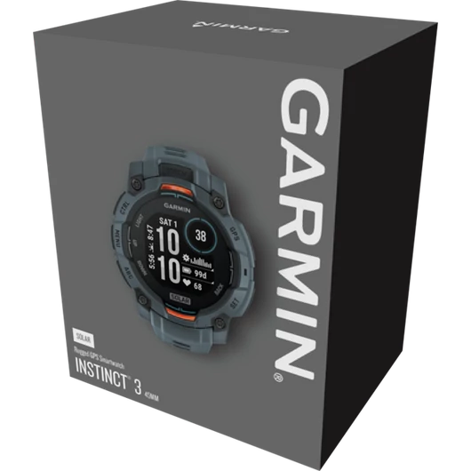 Garmin Instinct 3 45mm Solar szürke okosóra