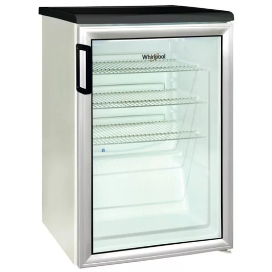 Whirlpool Adn 140 W Üvegajtós Hűtőszekrény, 130 L, Alumínium